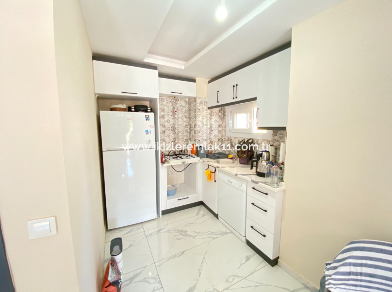 3 In 1 Duplex With Large Garden For Sale In Payamlı Village, Doganbey, Seferihisar