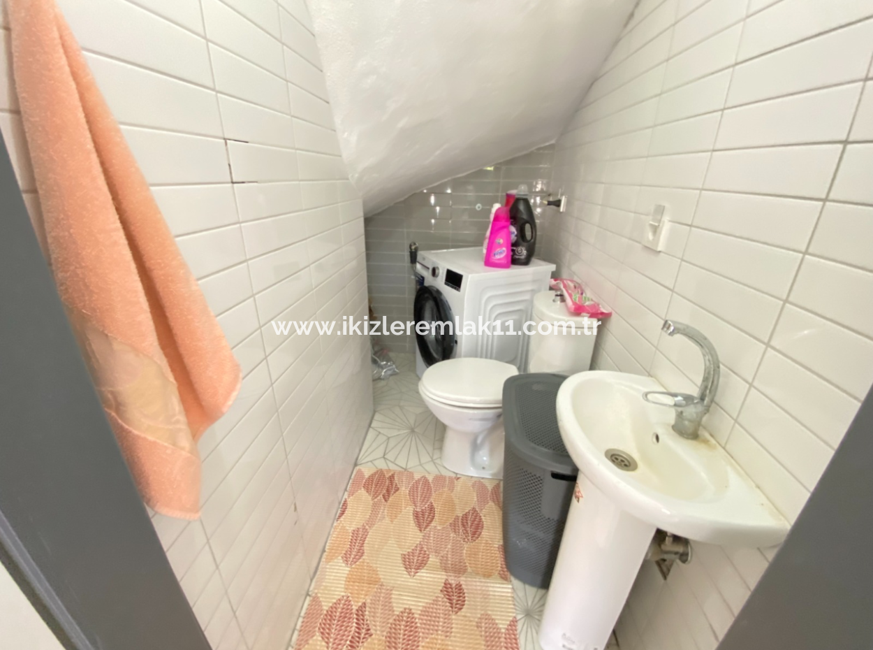 3 In 1 Duplex With Large Garden For Sale In Payamlı Village, Doganbey, Seferihisar