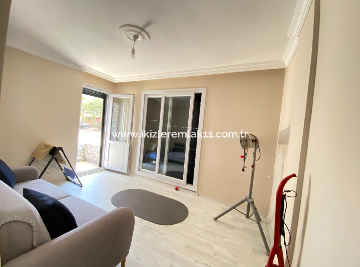 3 In 1 Duplex With Large Garden For Sale In Payamlı Village, Doganbey, Seferihisar