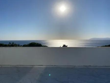 4 1 Luxury Villa With Full Sea View For Sale In Seferihisar Map Site