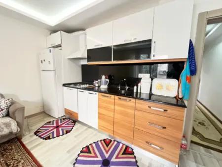 200 M To The Sea In Ürkmez, Affordable Price For Sale Ground Floor 1 1 Apartment