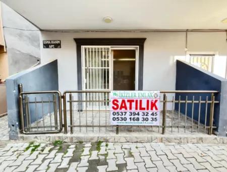 200 M To The Sea In Ürkmez, Affordable Price For Sale Ground Floor 1 1 Apartment