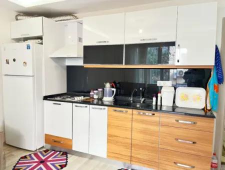 200 M To The Sea In Ürkmez, Affordable Price For Sale Ground Floor 1 1 Apartment