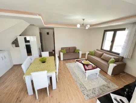 2 1 Apartment Duplex With Fully Furnished Terrace For Sale In Ürkmez Center