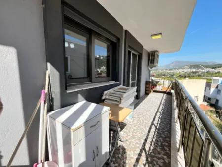 2 1 Apartment Duplex With Fully Furnished Terrace For Sale In Ürkmez Center