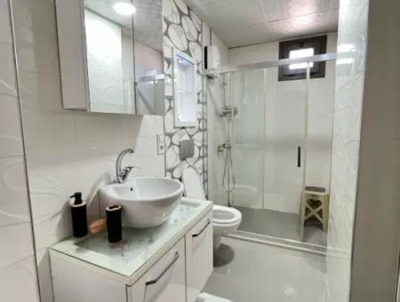 2 1 Apartment Duplex With Fully Furnished Terrace For Sale In Ürkmez Center