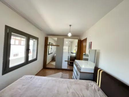 2 1 Apartment Duplex With Fully Furnished Terrace For Sale In Ürkmez Center