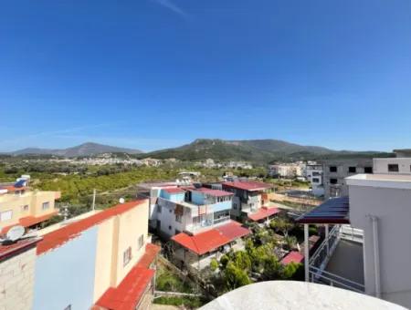 2 1 Apartment Duplex With Fully Furnished Terrace For Sale In Ürkmez Center