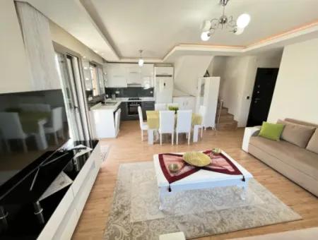 2 1 Apartment Duplex With Fully Furnished Terrace For Sale In Ürkmez Center