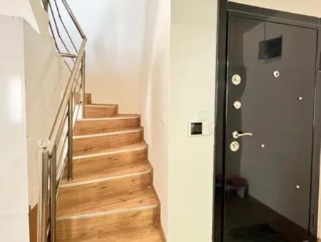 2 1 Apartment Duplex With Fully Furnished Terrace For Sale In Ürkmez Center