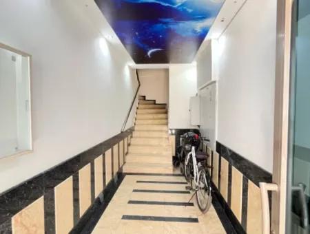 2 1 Apartment Duplex With Fully Furnished Terrace For Sale In Ürkmez Center