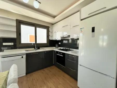 2 1 Apartment Duplex With Fully Furnished Terrace For Sale In Ürkmez Center