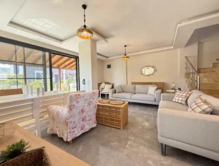 2 1 Fully Detached Duplex Villa For Sale In Seferihisar Doganbey