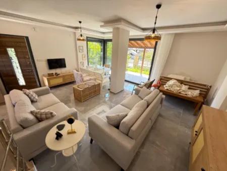 2 1 Fully Detached Duplex Villa For Sale In Seferihisar Doganbey
