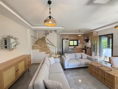 2 1 Fully Detached Duplex Villa For Sale In Seferihisar Doganbey
