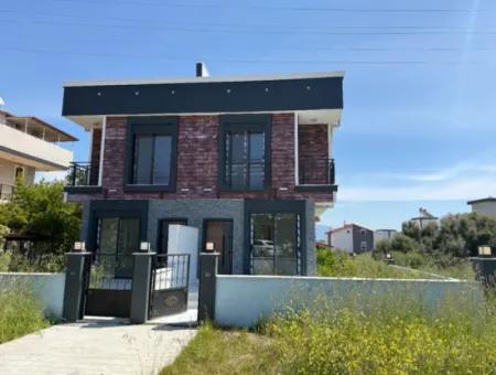 2 1 New Duplex Cottage With Sea View With Large Garden For Sale In Doganbey, Seferihisar