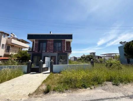 2 1 New Duplex Cottage With Sea View With Large Garden For Sale In Doganbey, Seferihisar