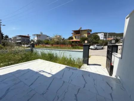 2 1 New Duplex Cottage With Sea View With Large Garden For Sale In Doganbey, Seferihisar