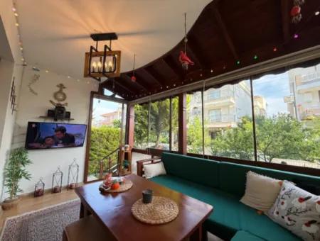 2 1 Apartment With Ground Floor Garden For Sale In The Center Of Seferihisar Ürkmez