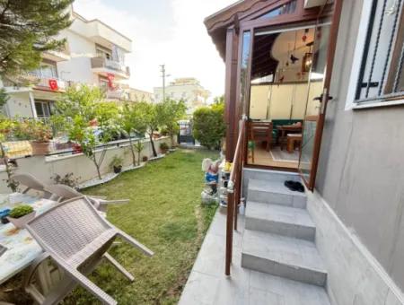 2 1 Apartment With Ground Floor Garden For Sale In The Center Of Seferihisar Ürkmez