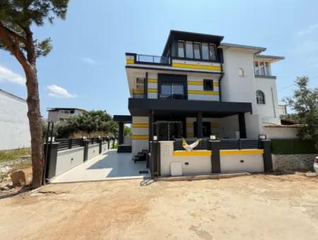 3 1 Detached New Villa With Large Garden For Sale In Doganbey, Seferihisar