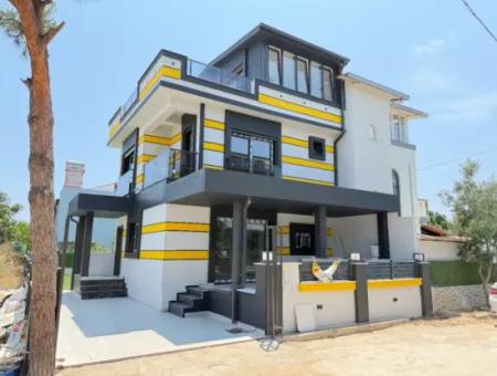 3 1 Detached New Villa With Large Garden For Sale In Doganbey, Seferihisar