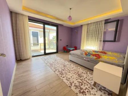 3 1 Detached Garden Duplex Villa With Pool For Sale In Doganbey, Seferihisar