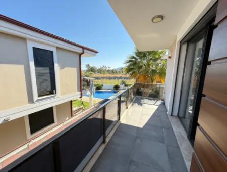 3 1 Detached Garden Duplex Villa With Pool For Sale In Doganbey, Seferihisar