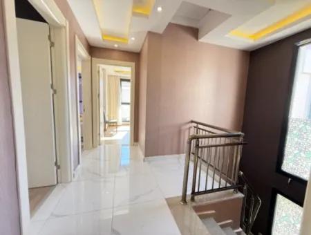 3 1 Detached Garden Duplex Villa With Pool For Sale In Doganbey, Seferihisar