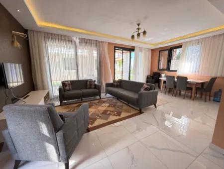 3 1 Detached Garden Duplex Villa With Pool For Sale In Doganbey, Seferihisar