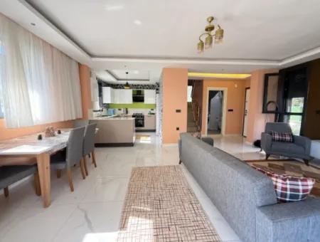 3 1 Detached Garden Duplex Villa With Pool For Sale In Doganbey, Seferihisar