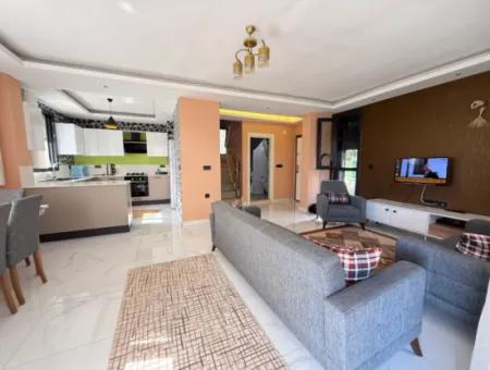 3 1 Detached Garden Duplex Villa With Pool For Sale In Doganbey, Seferihisar