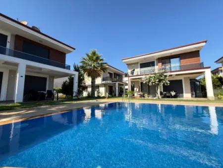 3 1 Detached Garden Duplex Villa With Pool For Sale In Doganbey, Seferihisar