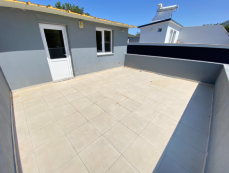 3 In 1 Duplex With Large Garden For Sale In Payamlı Village, Doganbey, Seferihisar