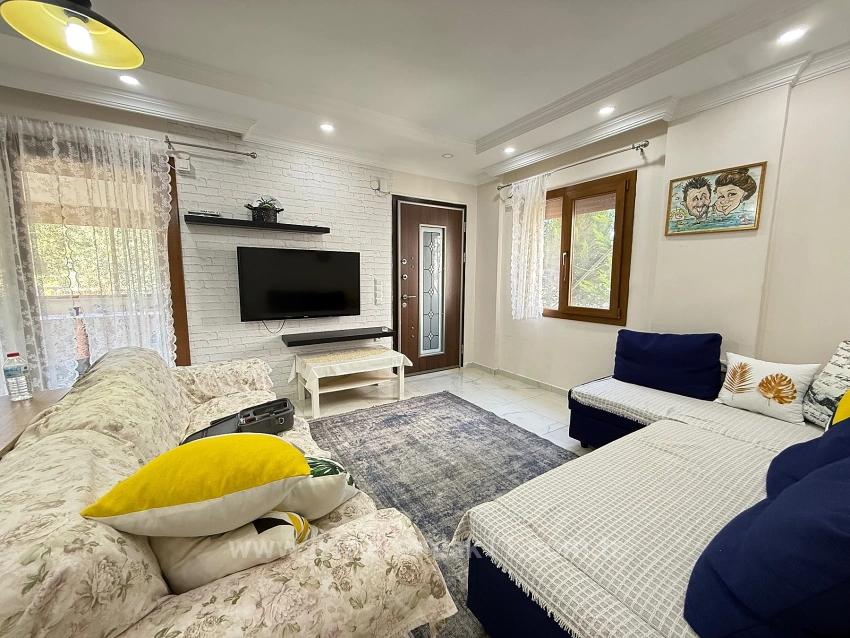 Продается Полностью Меблированная Вилла 2+1 С Садом В Доганбее, Сеферихисар.