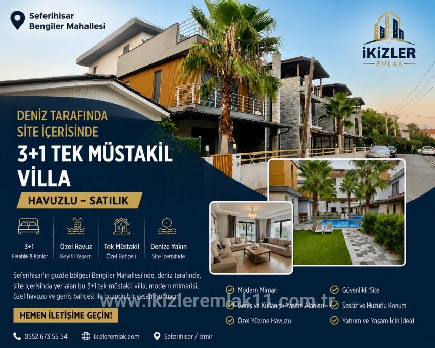 Для продажи Семейный дом 3+1 в Bengiler Seferihisar Ürkmez - 180 m²