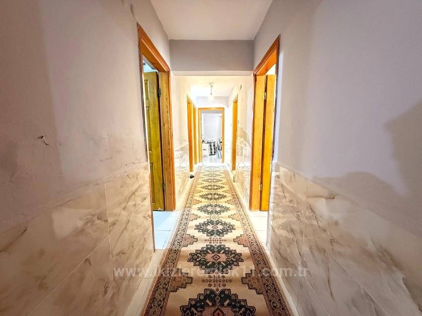 Квартира 3+1 С Садом На Продажу В Уркмезе, 250 Метров От Моря, Доступная Цена