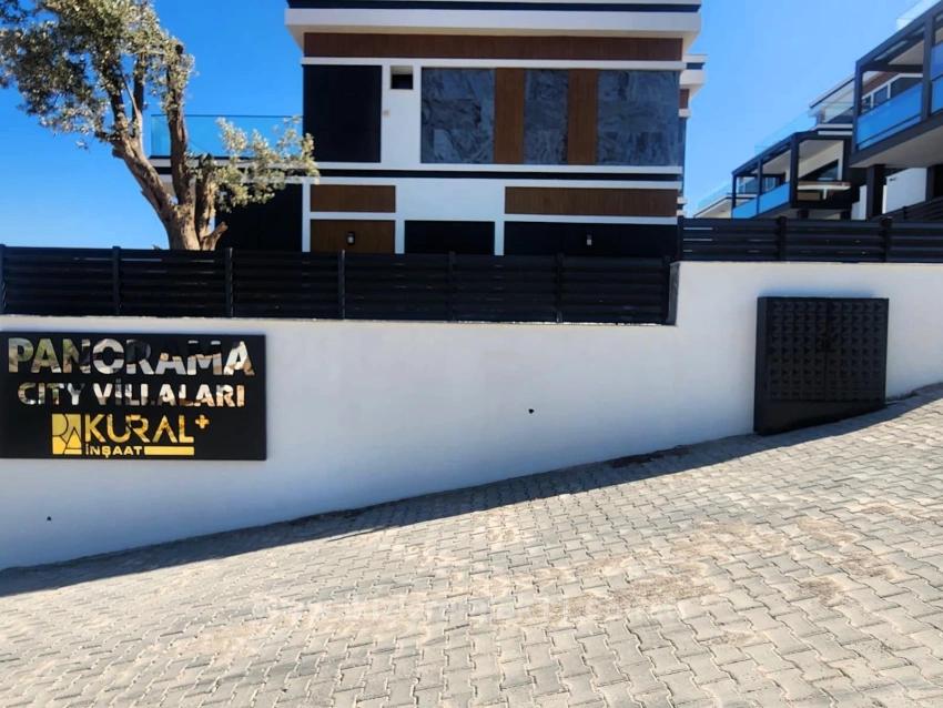 Продается Отдельный Дом В Районе Сеферихисар-Доганбей С Большим Садом И Панорамным Видом На Море