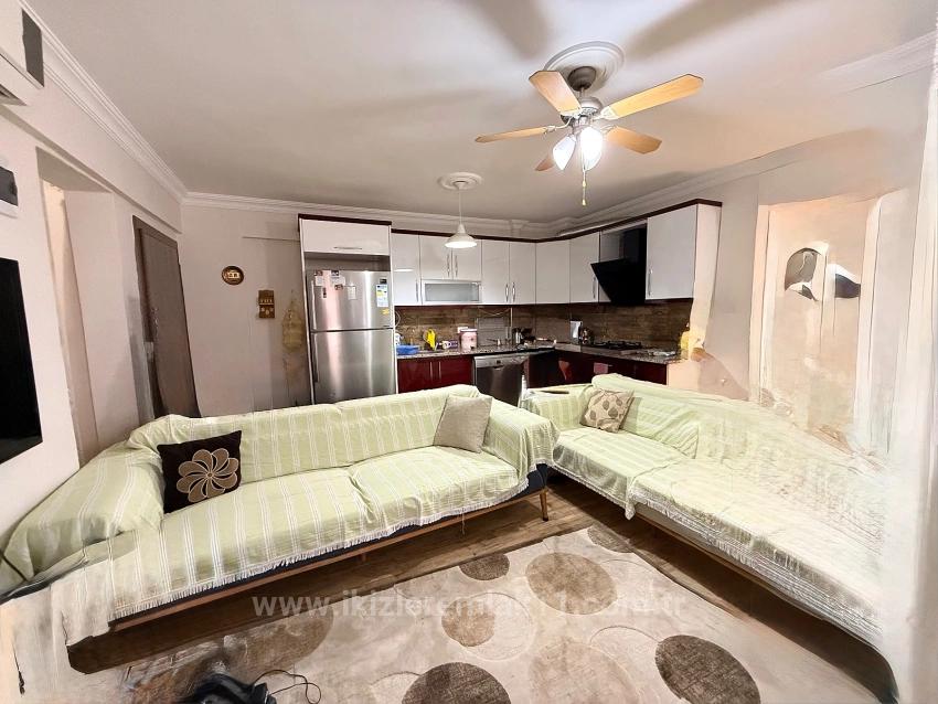 Квартира 2+1 На Первом Этаже С Садом На Продажу В Центре Сеферихисар Юрмез.