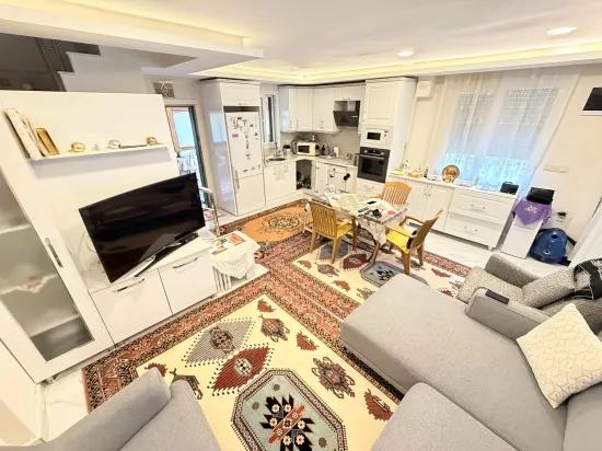 Ürkmez в Doğanbey роскошный построенный, широкий и комфортабельный 3+1 вилла