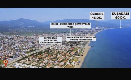Seferihisar’cumhuriyet Mahallesi, Meltem Tur Sitesi Deniz Tarafında Satılık 4+1 Villa