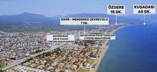 Seferihisar’cumhuriyet Mahallesi, Meltem Tur Sitesi Deniz Tarafında Satılık 4+1 Villa